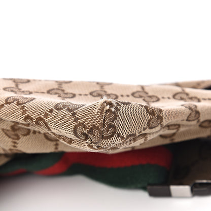 Gucci Monogram Web Belt Bag Dark Brown 8 of 12