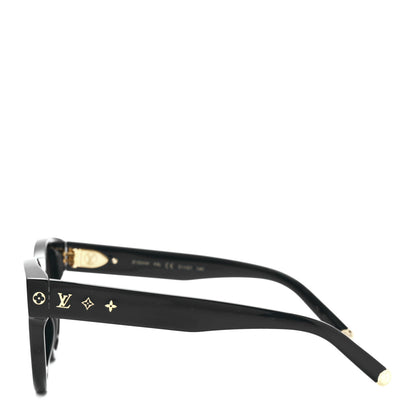 Louis Vuitton Acetate My Monogram Square Sunglasses Z1526W Black 3 of 8