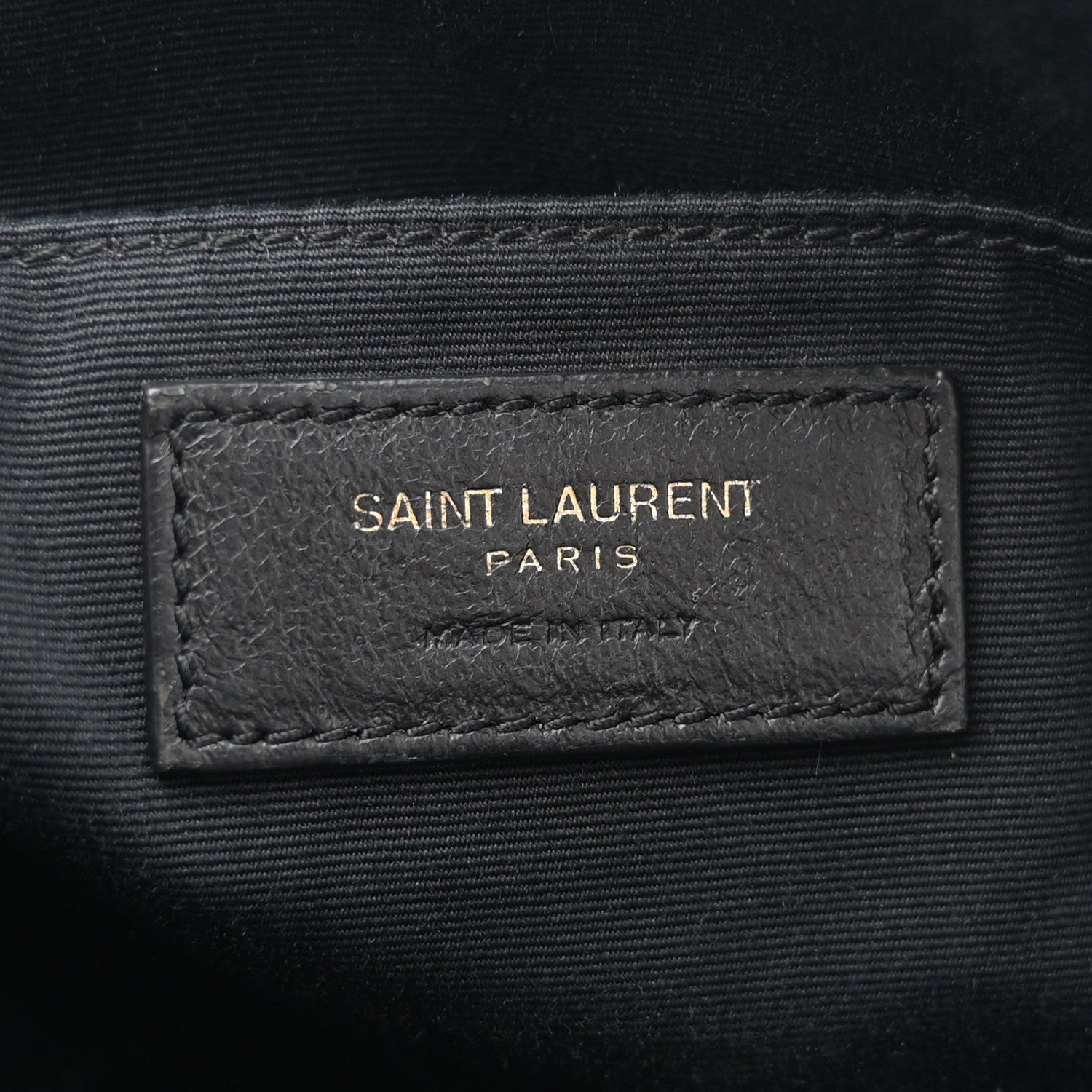 Saint Laurent Calfskin Matelasse Monogram Lou Camera Bag Dark Beige 6 of 14