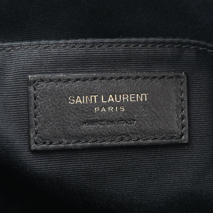 Saint Laurent Calfskin Matelasse Monogram Lou Camera Bag Dark Beige 6 of 14