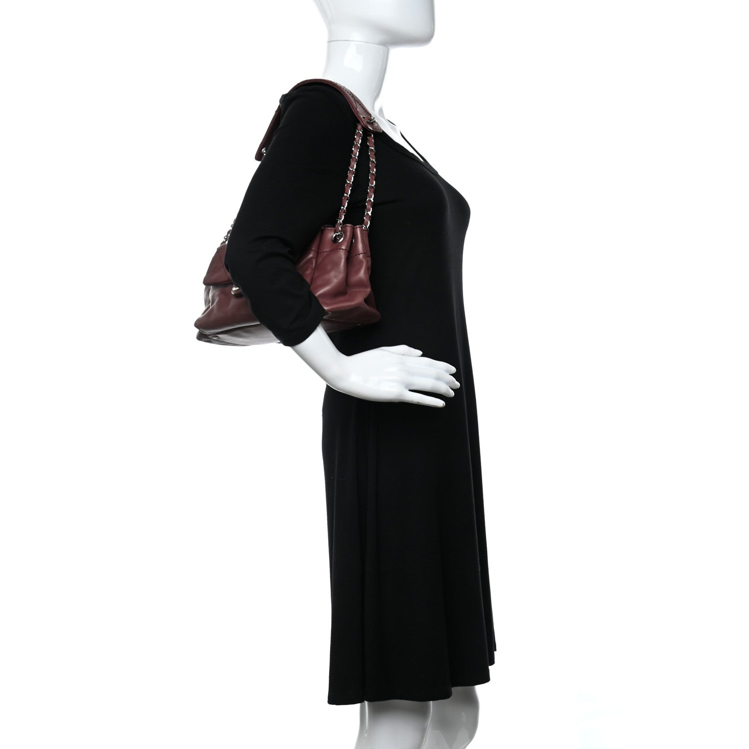 Chanel Lambskin Quilted Chain Accordion Flap Brown 2 of 11