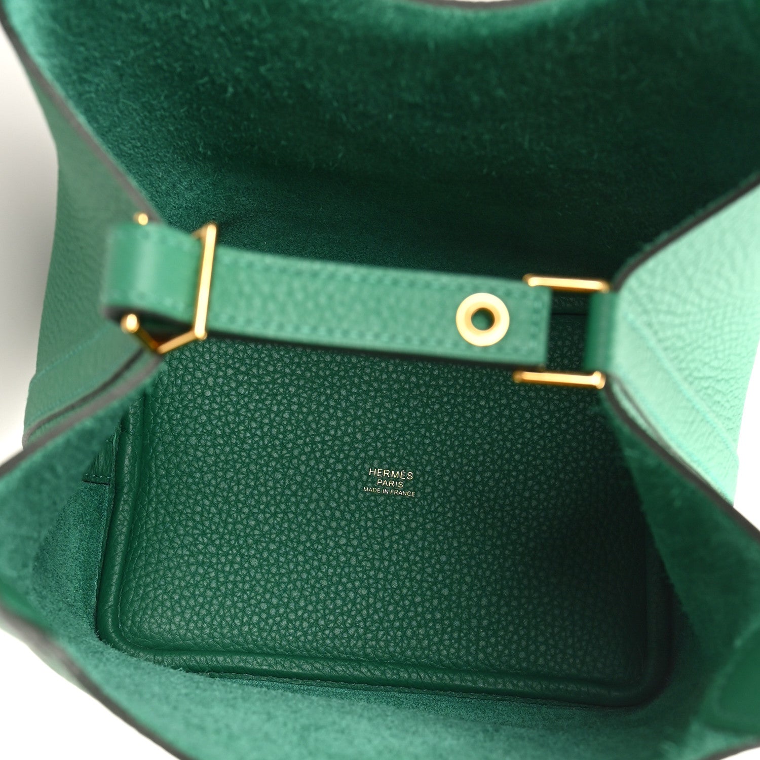 Hermes Taurillon Clemence Picotin Lock 18 Vert Vertigo 5 of 10