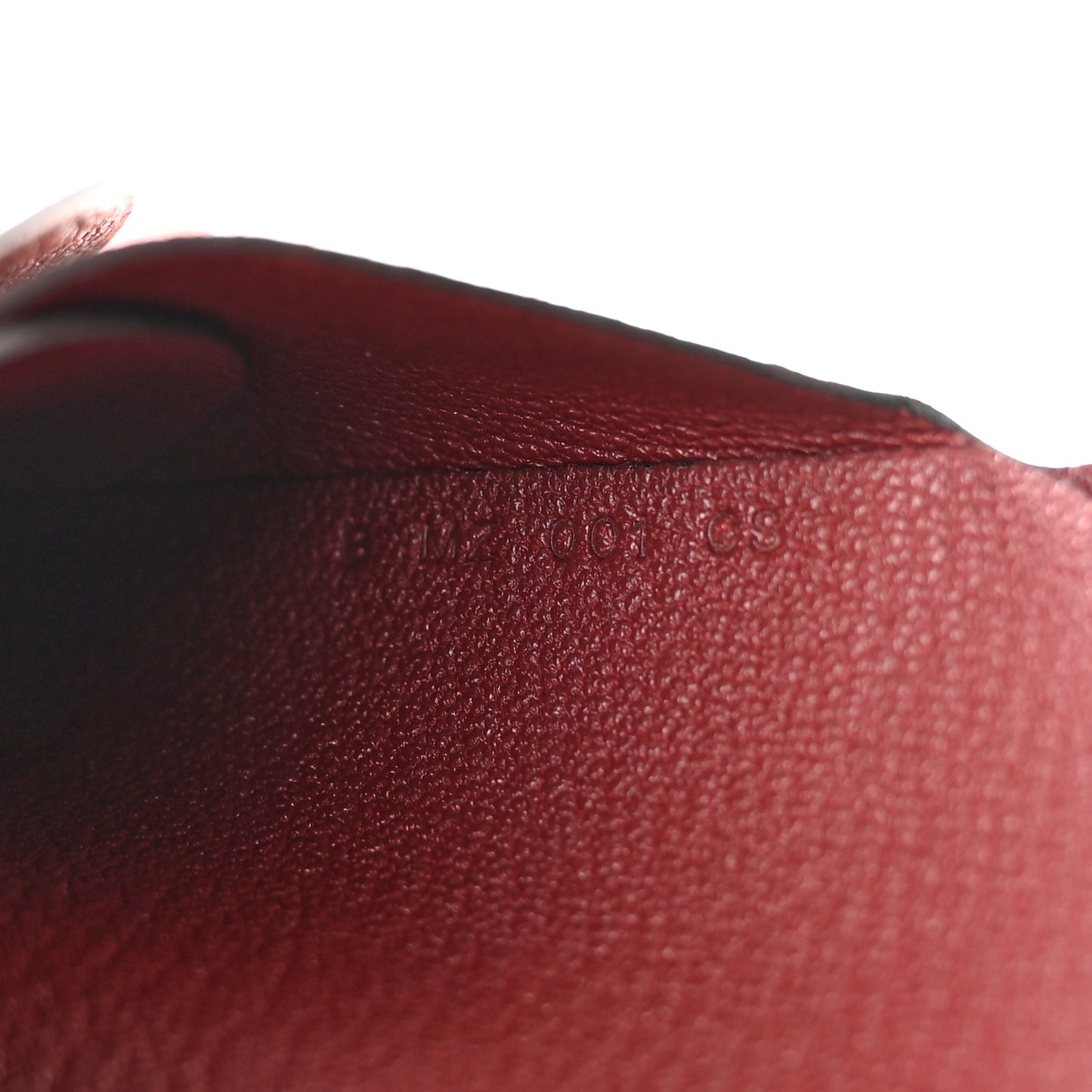 Chevre Mysore Calvi Duo Card Case Rouge H