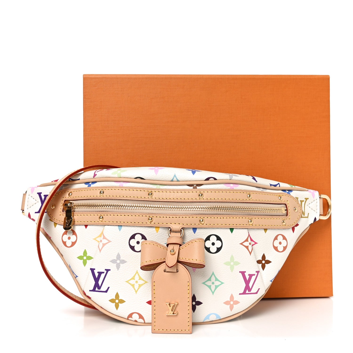 Louis Vuitton LV X TM Monogram Multicolor High Rise Bumbag White 10 of 10