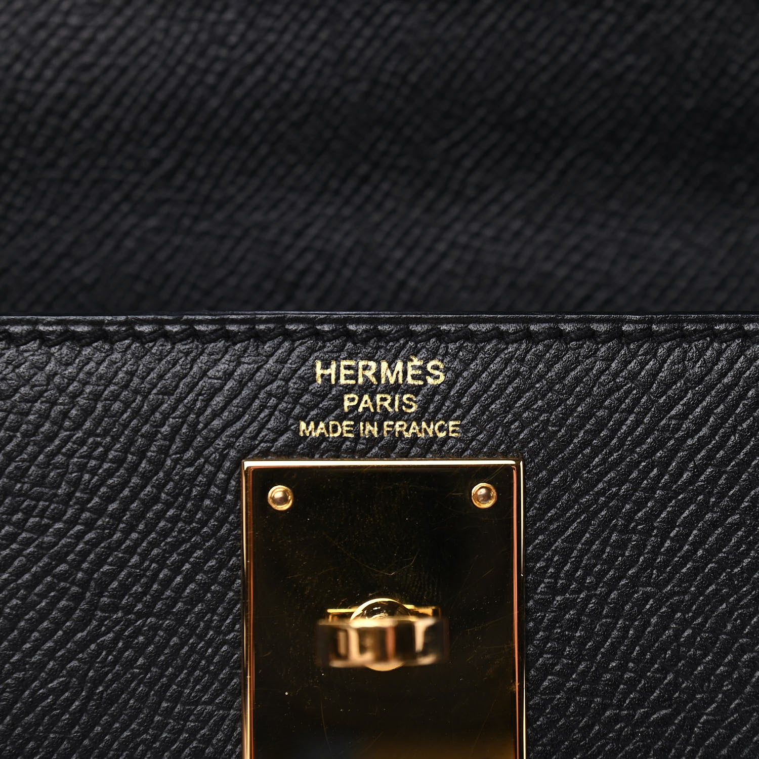 Hermes Epsom Kelly Sellier 28 Black 6 of 11