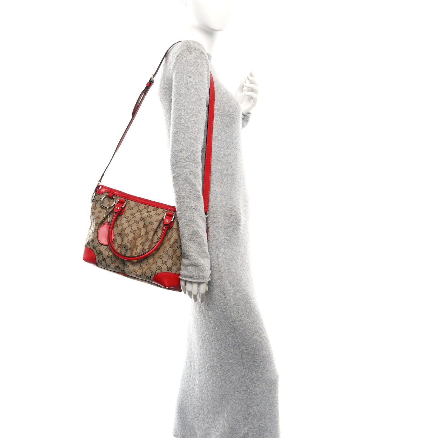 Monogram Medium Sukey Top Handle Red