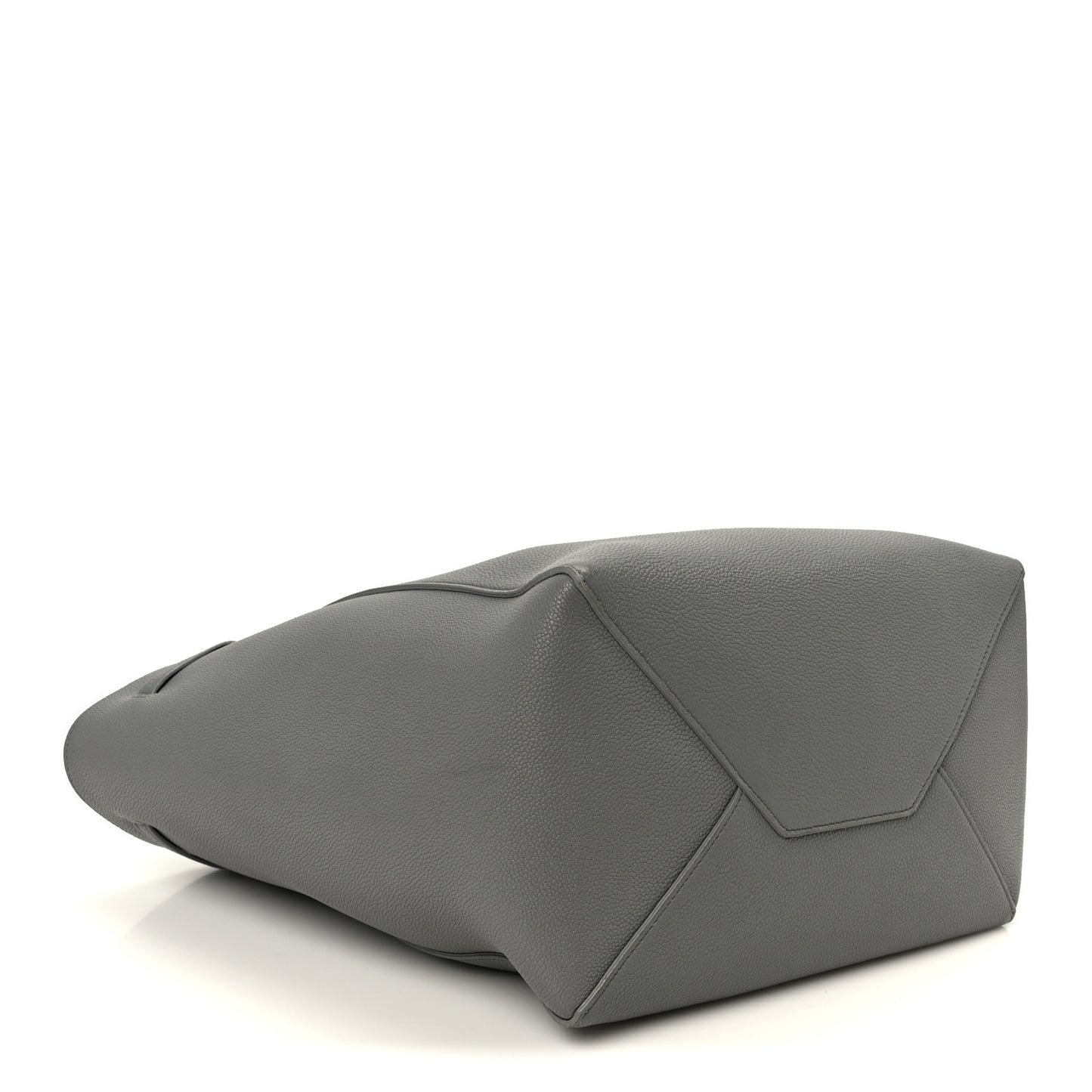 Soft Grained Calfskin Small Belt Cabas Phantom Grey