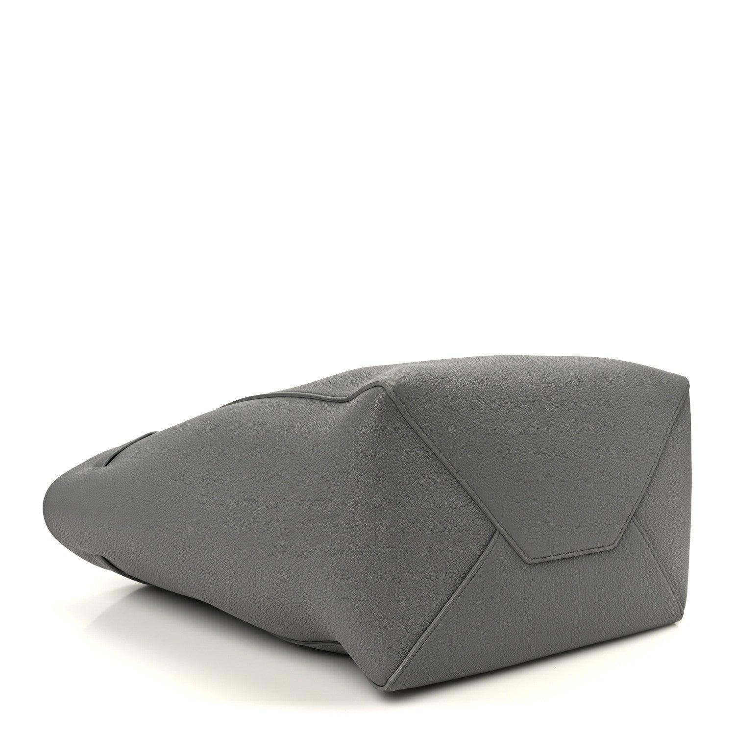 Celine Soft Grained Calfskin Small Belt Cabas Phantom Grey 4 of 11