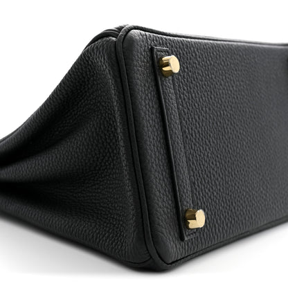 Hermes Togo Birkin 25 Black 9 of 11