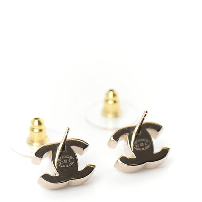 Chanel Metal CC Turnlock Earrings Gold 3 of 5