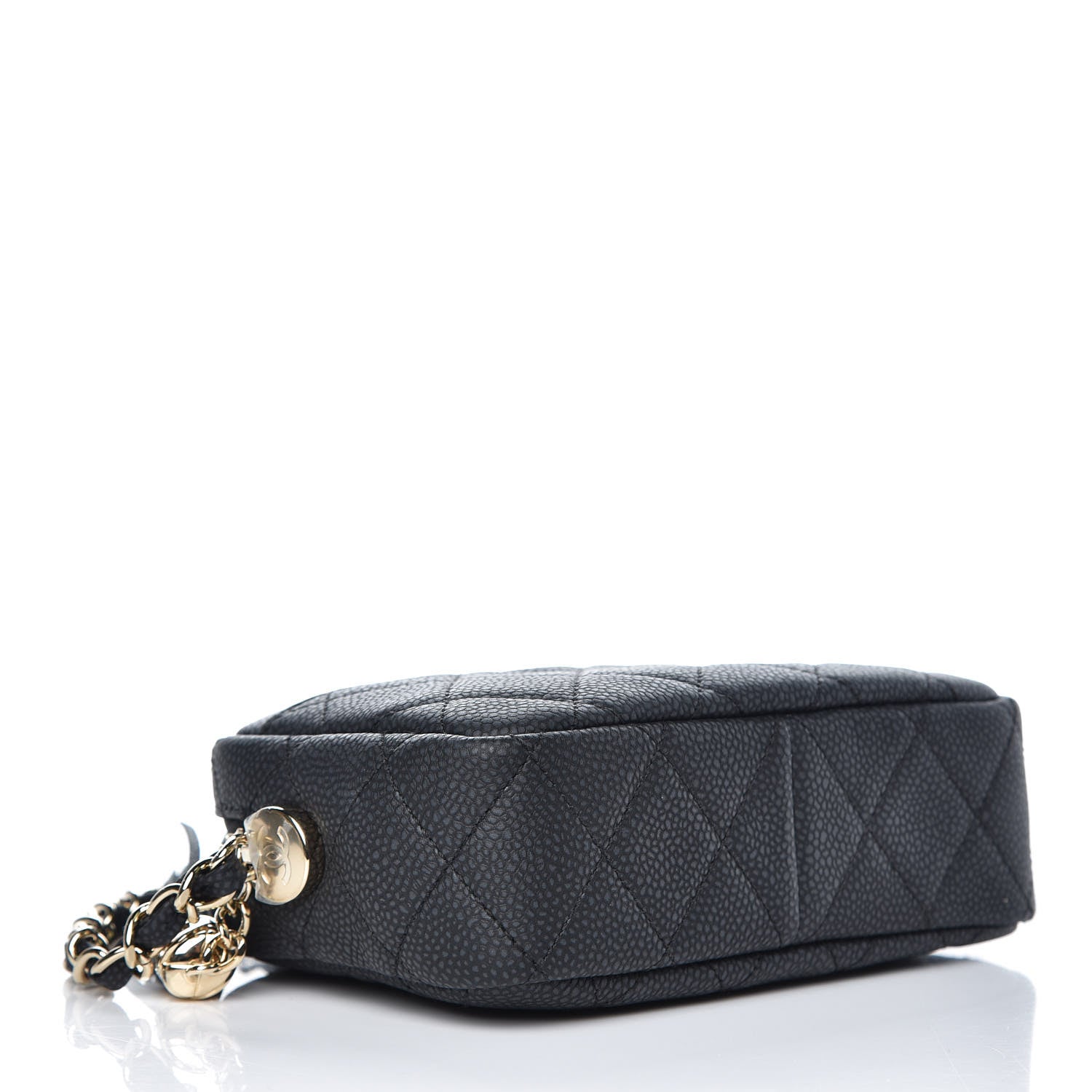 Chanel Iridescent Caviar Quilted Mini Coco Tassel Camera Case Black 4 of 8