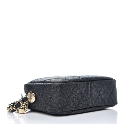 Chanel Iridescent Caviar Quilted Mini Coco Tassel Camera Case Black 4 of 8