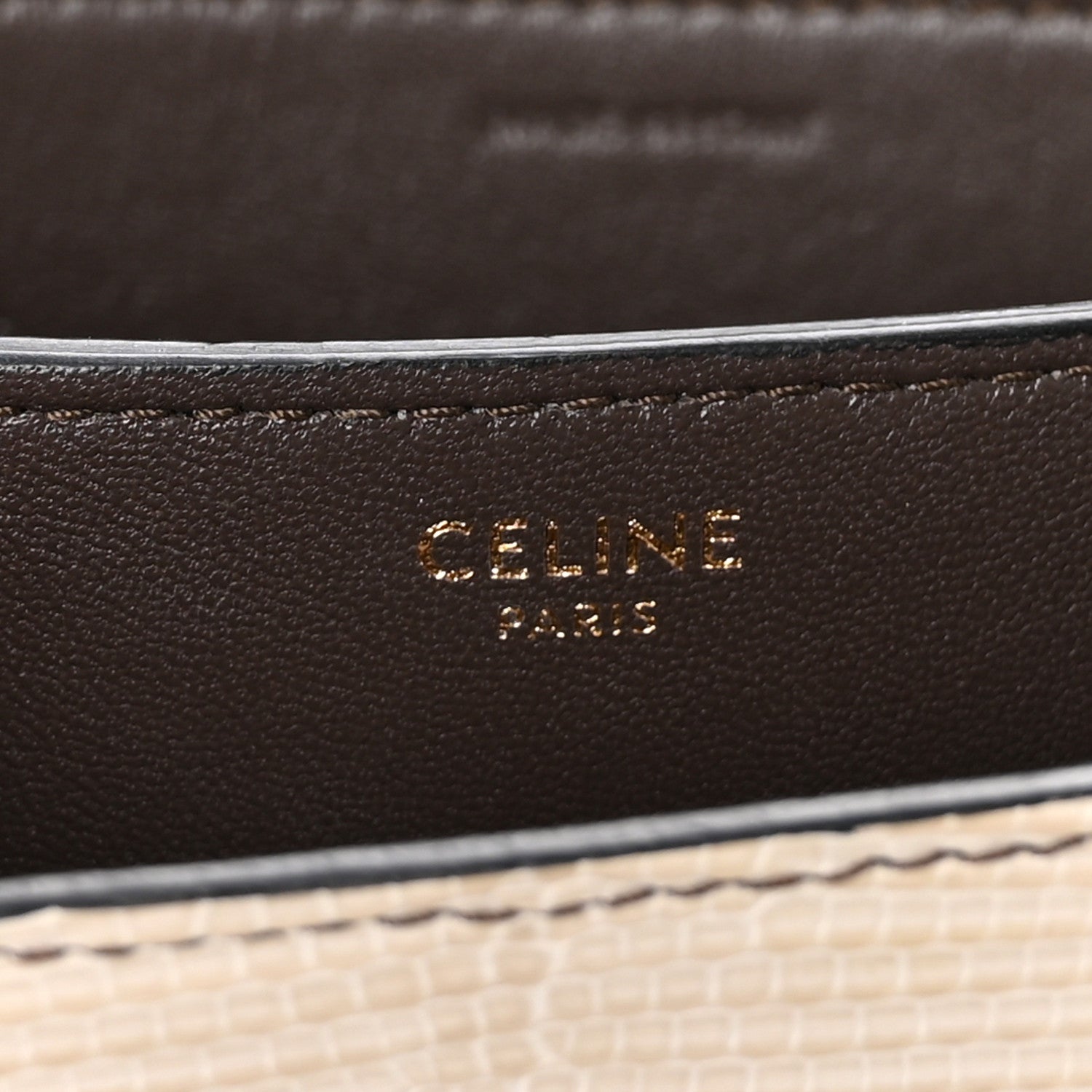 Celine Lizard Small Classic Box Flap Bag Natural 6 of 12