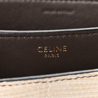Celine Lizard Small Classic Box Flap Bag Natural 6 of 12
