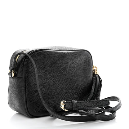 Gucci Pebbled Calfskin Small Soho Disco Bag Black 3 of 14