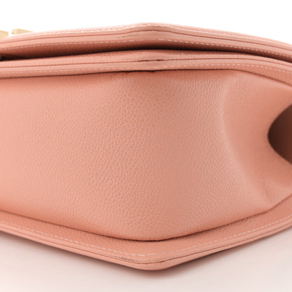 Chanel Caviar Chevron Quilted Medium Boy Flap Light Pink 10 of 11