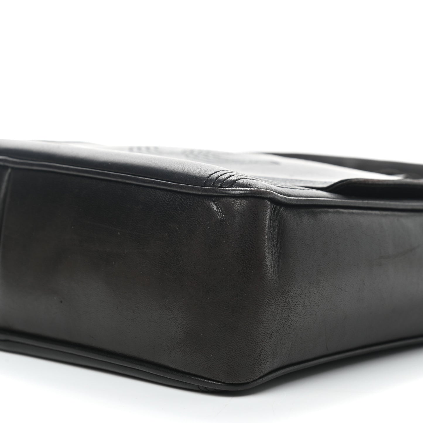 Lambskin Tassel Camera Case Black