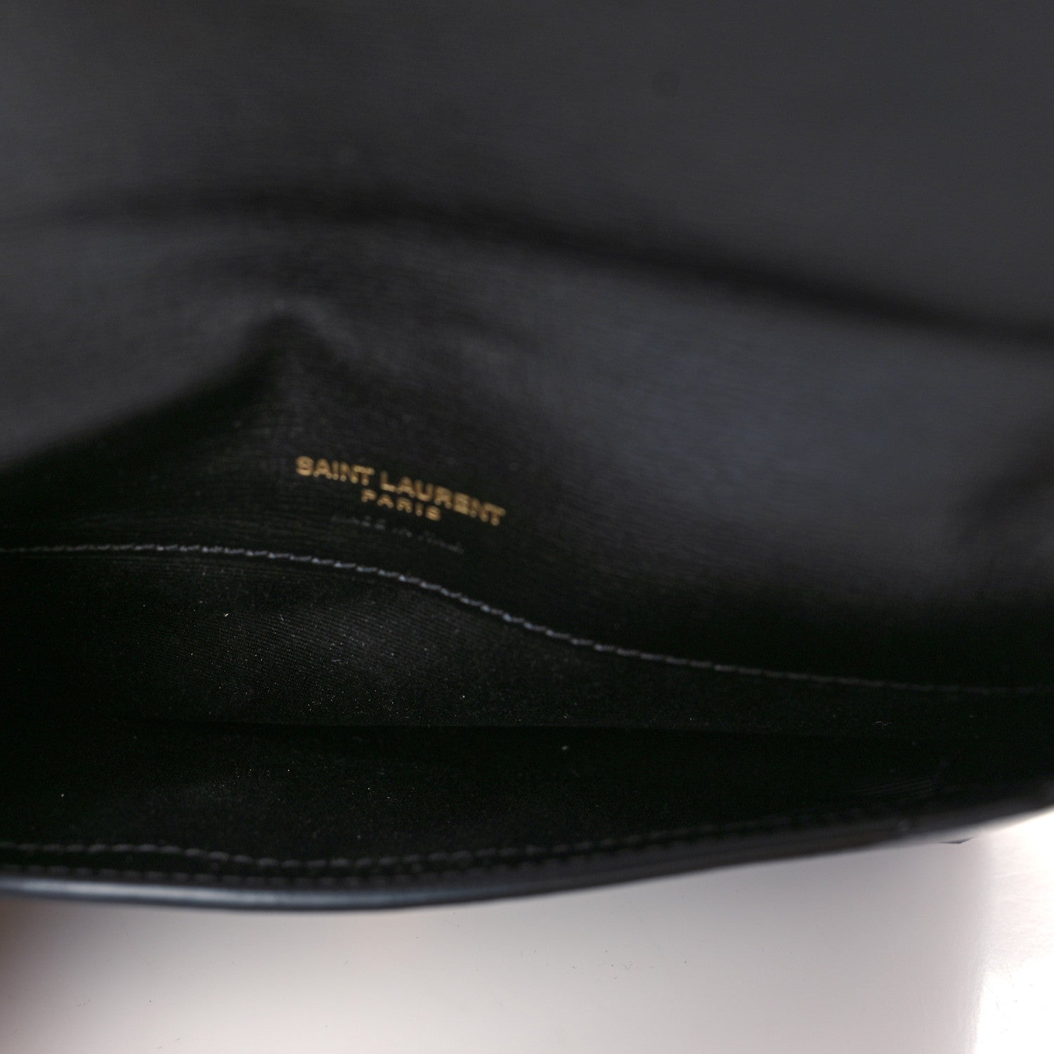 Saint Laurent Smooth Calfskin Monogram Phone Holder Crossbody Black 5 of 10