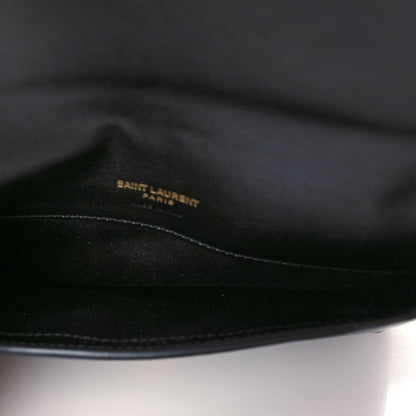 Saint Laurent Smooth Calfskin Monogram Phone Holder Crossbody Black 5 of 10