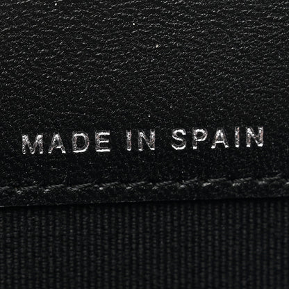 Chanel Lambskin Quilted Flap Crystal Star Card Holder Wallet Black 6 of 9