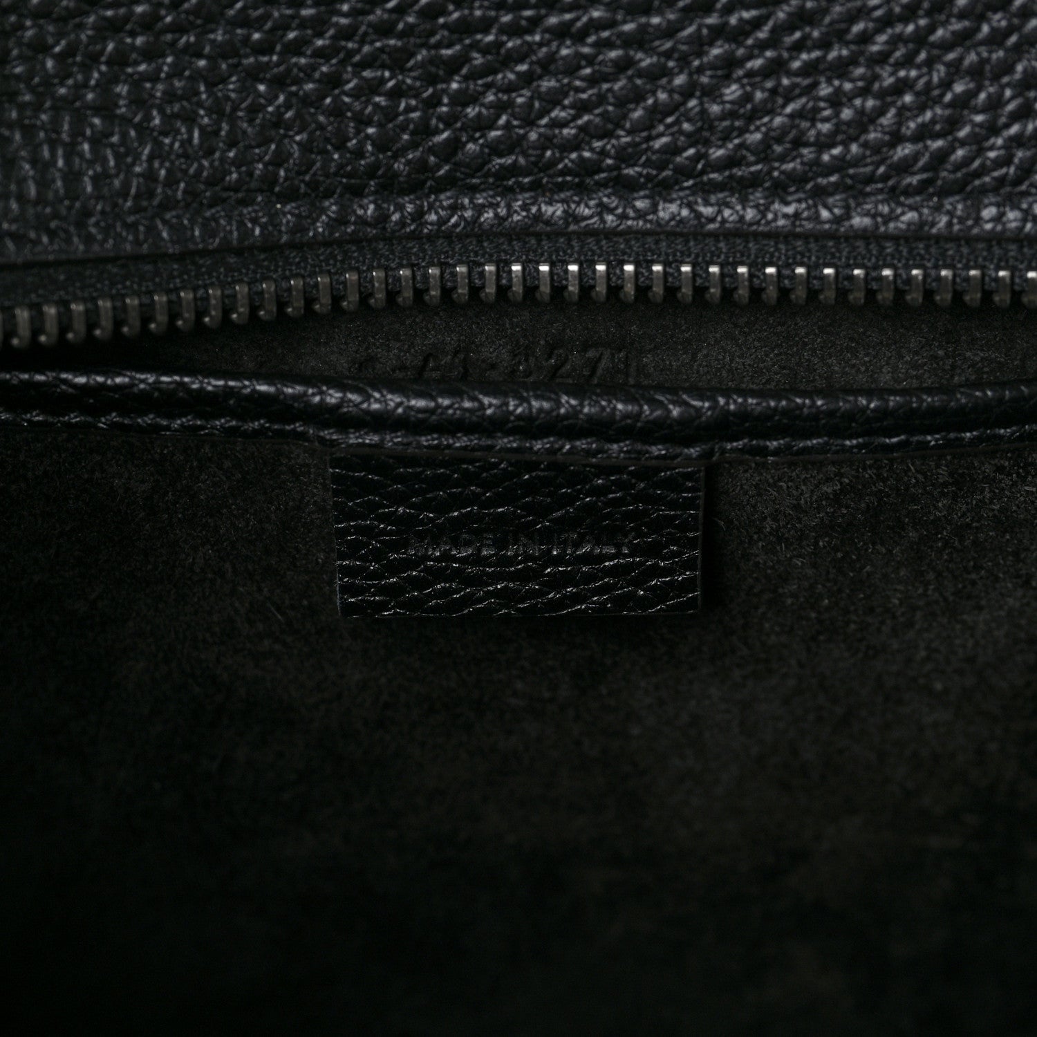 Celine Drummed Calfskin Nano Luggage Black 6 of 8
