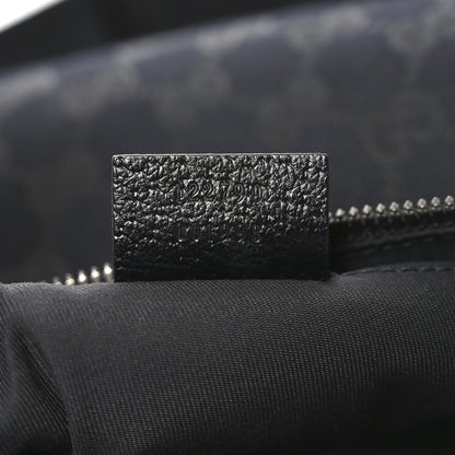 Gucci Monogram Medium Half Moon Hobo Black 7 of 10