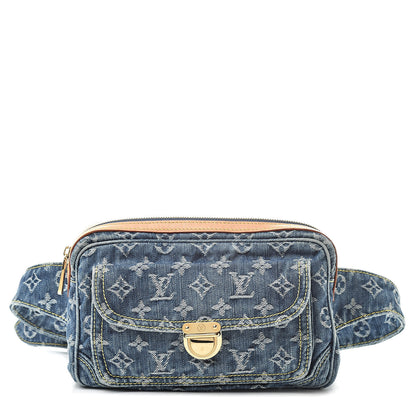 Louis Vuitton Monogram Denim Bum Bag Blue 1 of 10