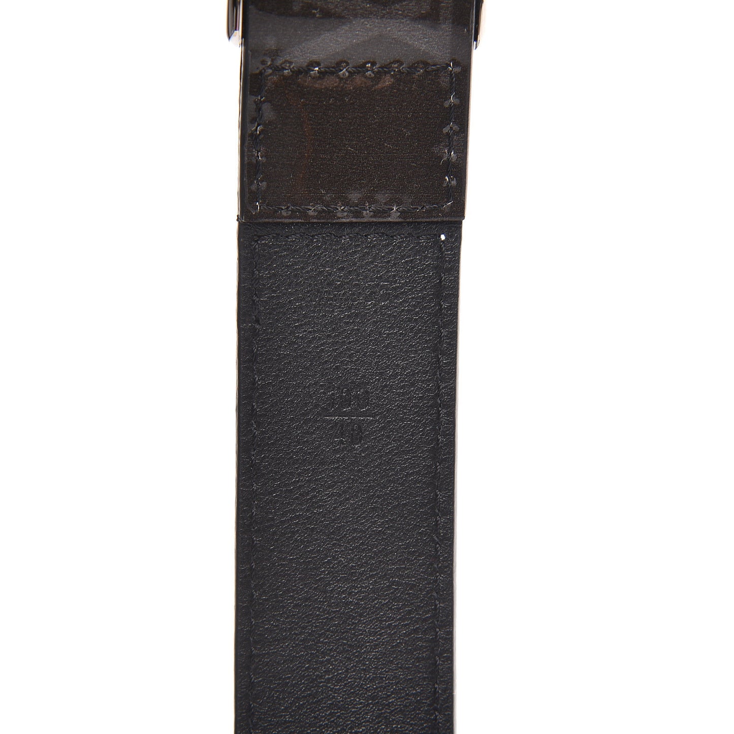 Glaze Calfskin Monogram Eclipse Ouest 30mm Belt 100 40