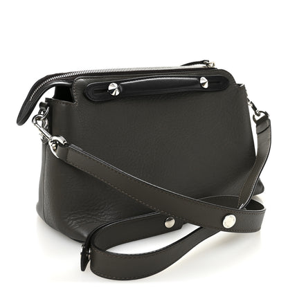 Fendi Vitello Dolce 4 Color Medium By The Way Boston Bag Carbone Grigio Polvere Multicolor 3 of 15