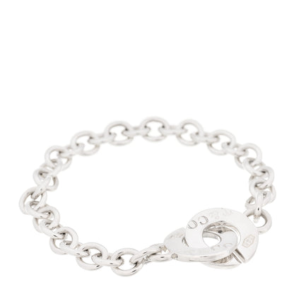 Tiffany Sterling Silver 1837 Circle Clasp Bracelet 1 of 5