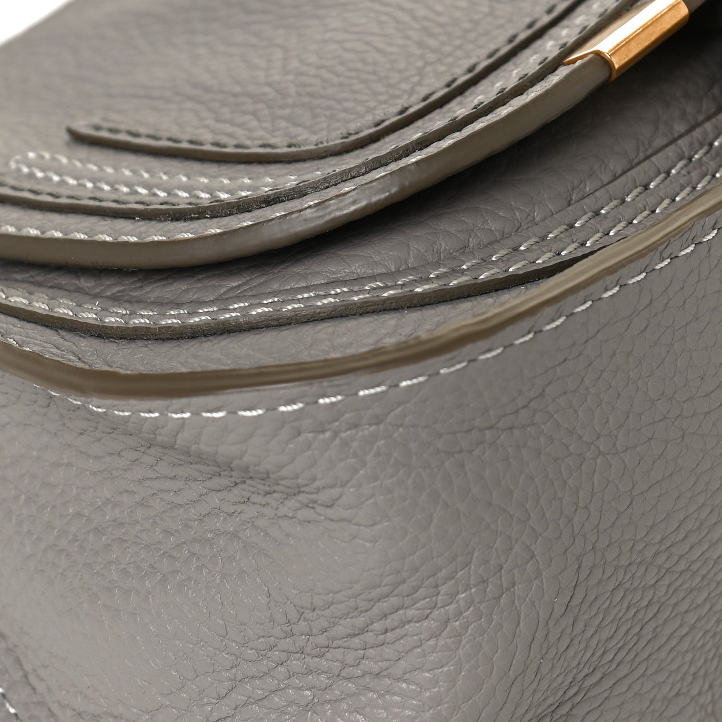 Calfskin Mini Marcie Satchel Cashmere Grey