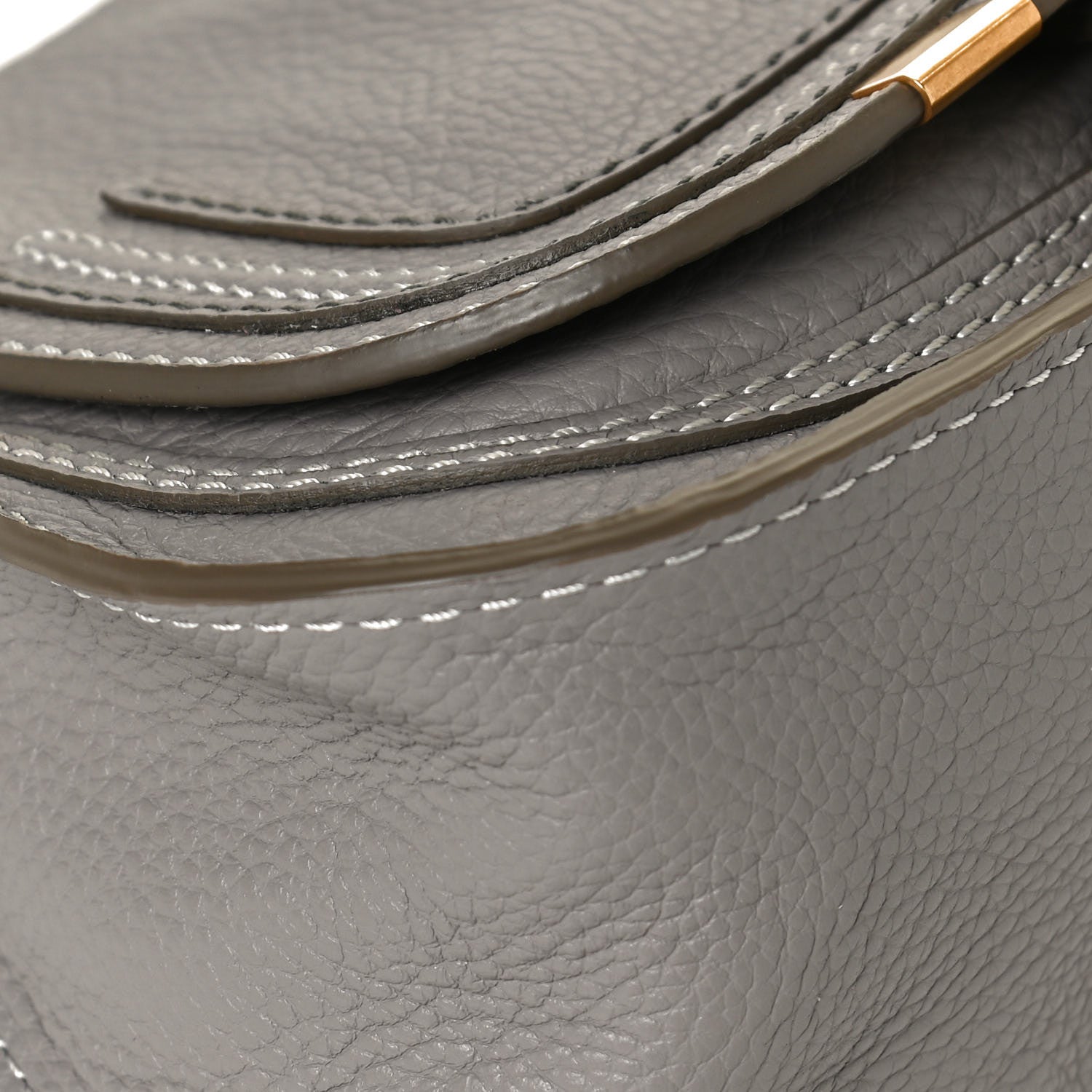 Chloe Calfskin Mini Marcie Satchel Cashmere Grey 12 of 13