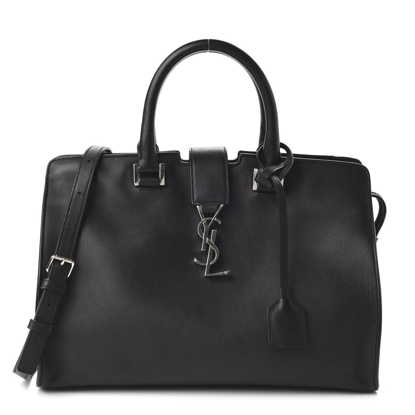 Smooth Calfskin Small Monogram Cabas Black