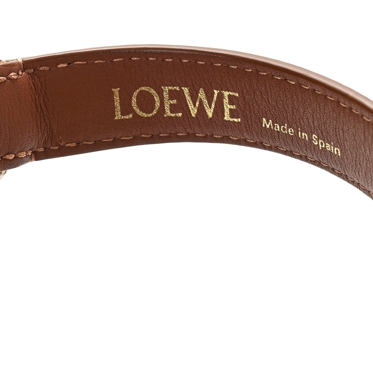 Loewe Jacquard Anagram Calfskin Small Cubi Bag Tan Pecan 8 of 8