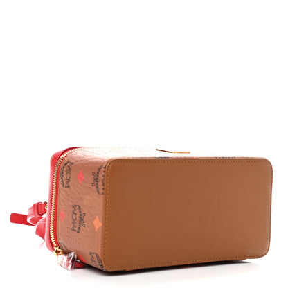 MCM Visetos Rockstar Vanity Case Cognac 4 of 8