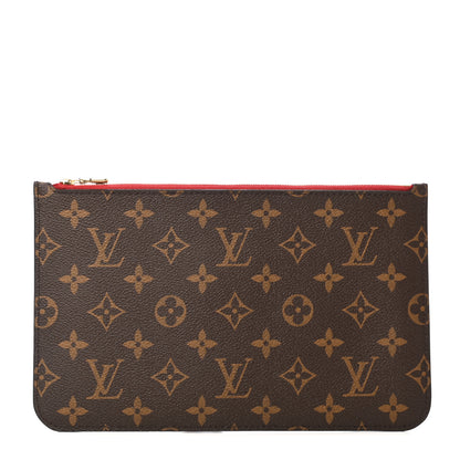 Louis Vuitton Monogram Neverfull MM GM Pochette Cherry 1 of 5