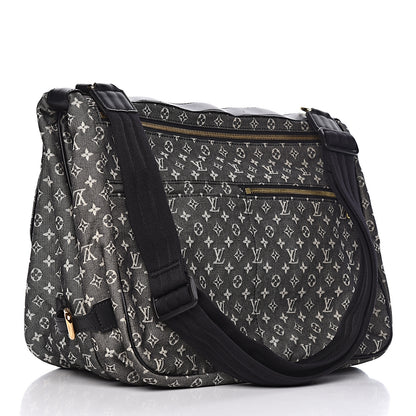 Louis Vuitton Mini Lin Sac a Langer Diaper Bag Black 3 of 11
