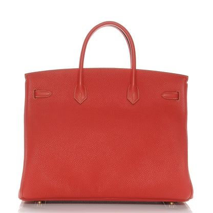 Hermes Taurillon Clemence Birkin 40 Bougainvillea Rubis 4 of 27