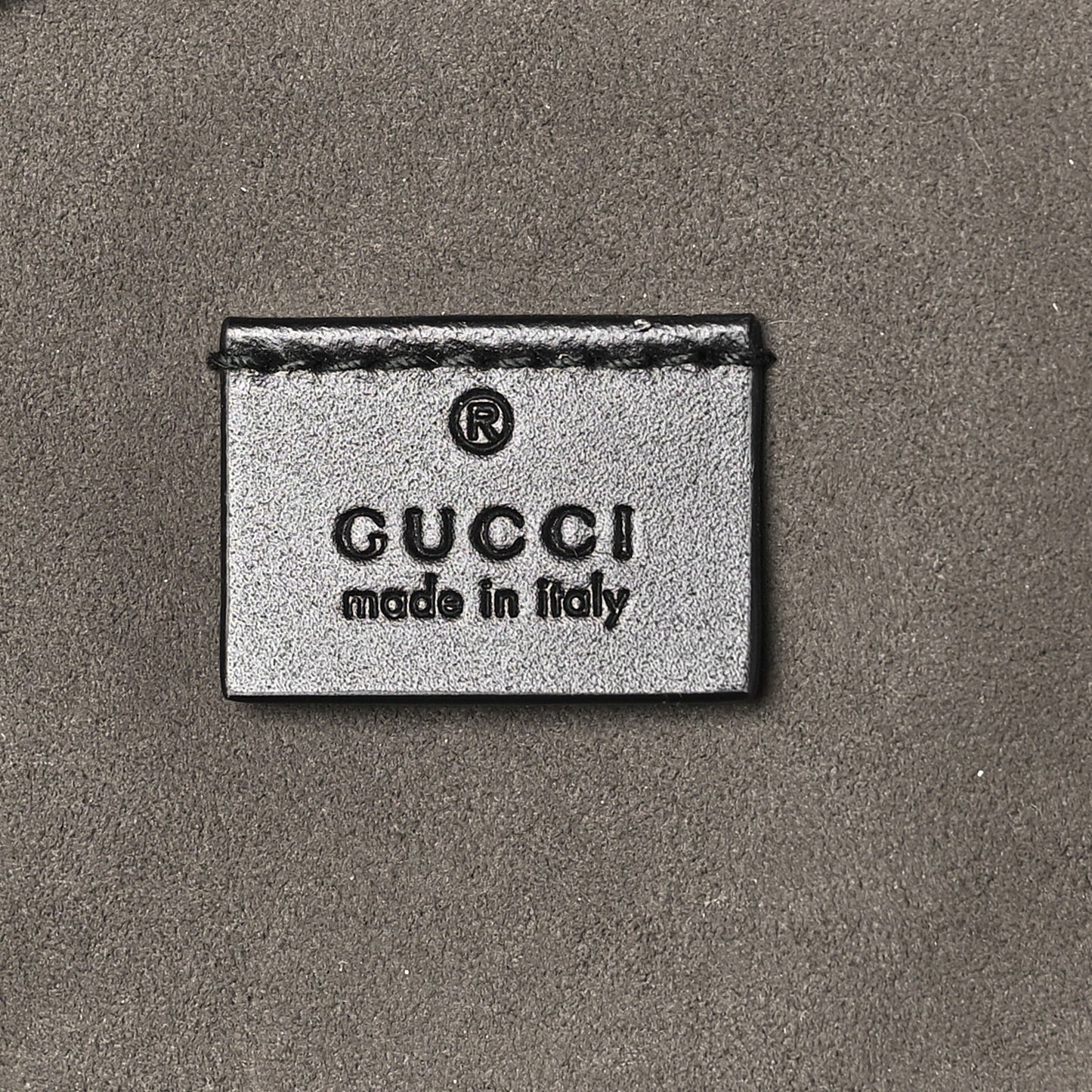 GG Supreme Monogram Medium Backpack Black