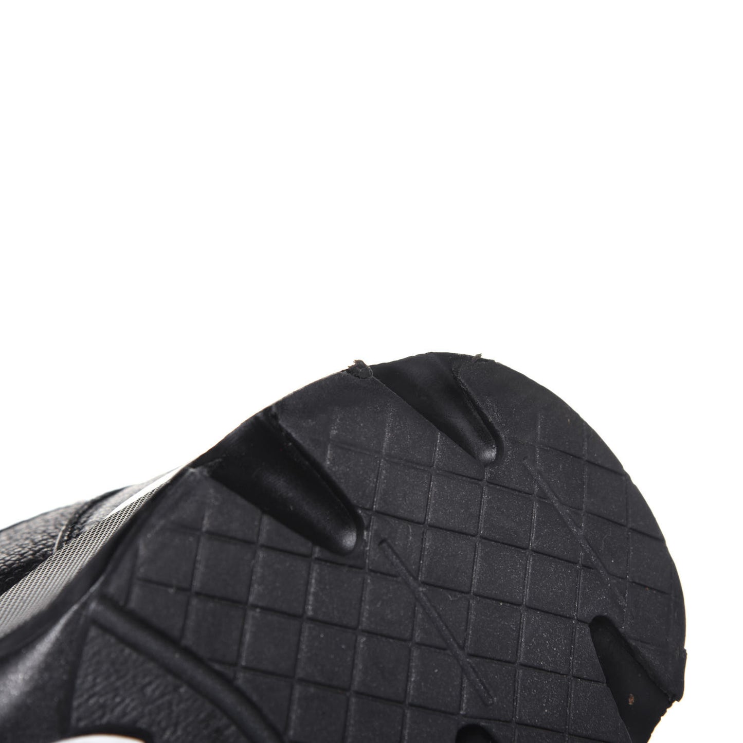 Tweed Suede Goatskin CC Sneakers 37 Black White