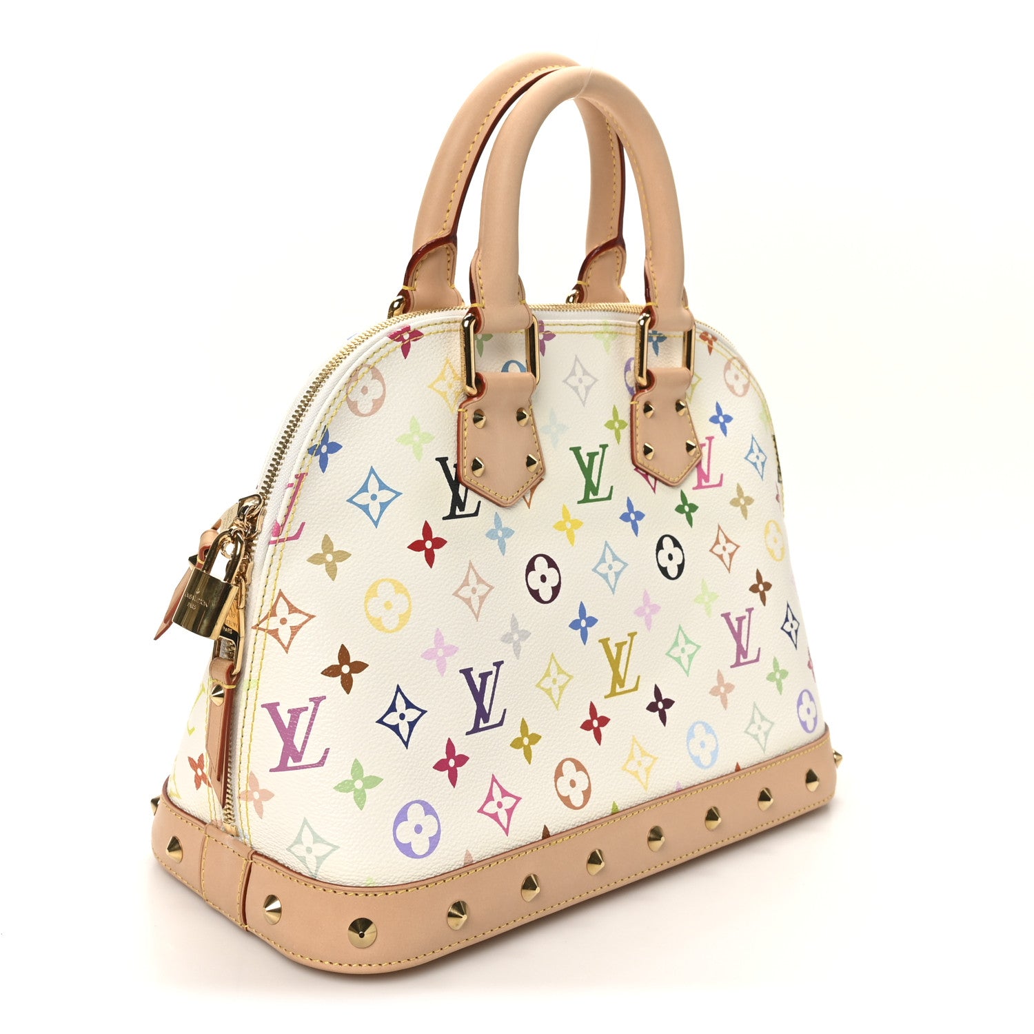 Louis Vuitton Monogram Multicolor Alma PM White 3 of 9