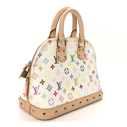 Louis Vuitton Monogram Multicolor Alma PM White 3 of 9