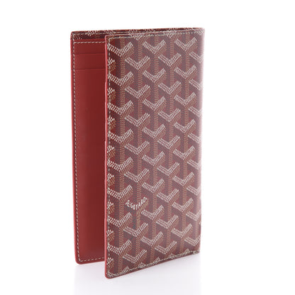 Goyard Goyardine Long Bi-Fold Wallet Red 2 of 5