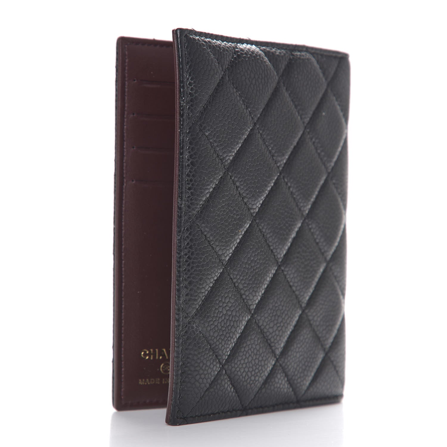 Chanel Caviar Quilted Passport Holder Black 2 of 9