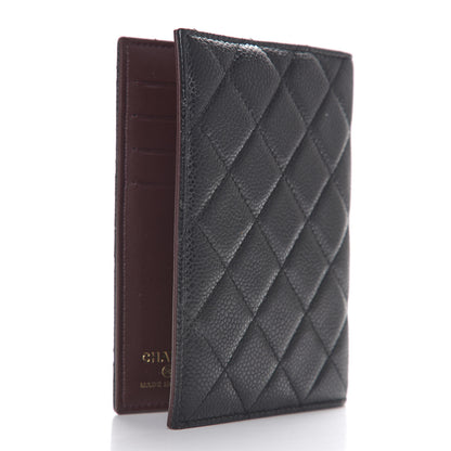 Chanel Caviar Quilted Passport Holder Black 2 of 9