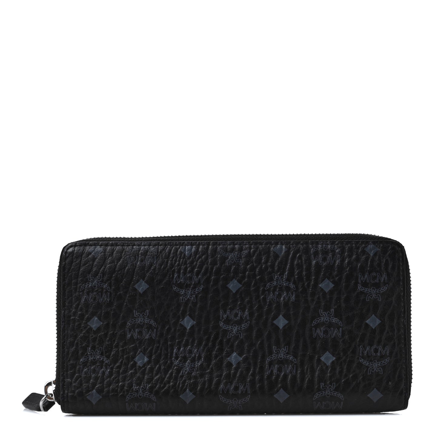 Visetos Large Zip Around Wallet Black
