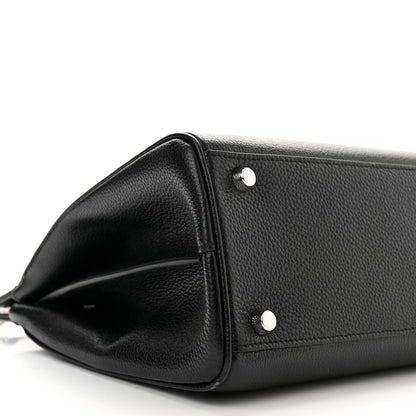 Gucci Grainy Calfskin Small Zumi Top Handle Bag Black 9 of 11
