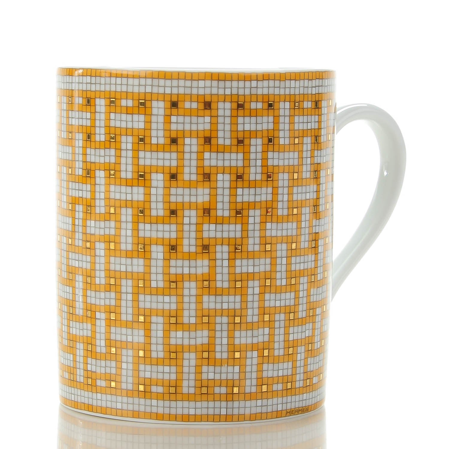 Hermes Porcelain Mosaique au 24 Mug 3 of 6