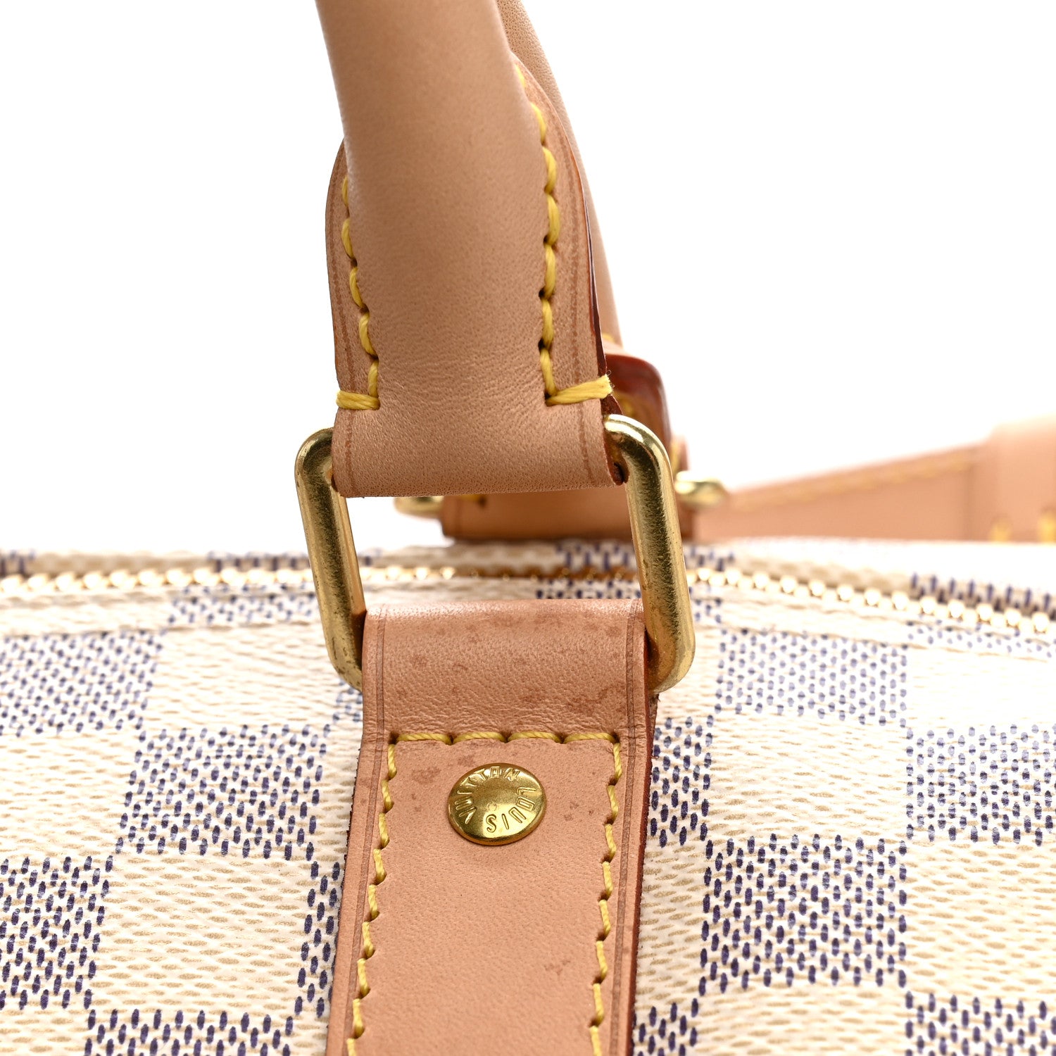 Louis Vuitton Damier Azur Keepall Bandouliere 45 14 of 17