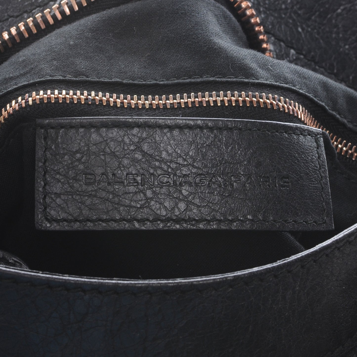 Agneau Giant 21 Rose Gold Hardware Velo Black